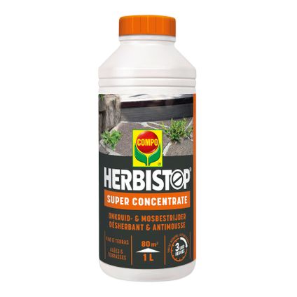 Compo Herbistop Super onkruid en mosbestrijder pad en terras 80m² 1L