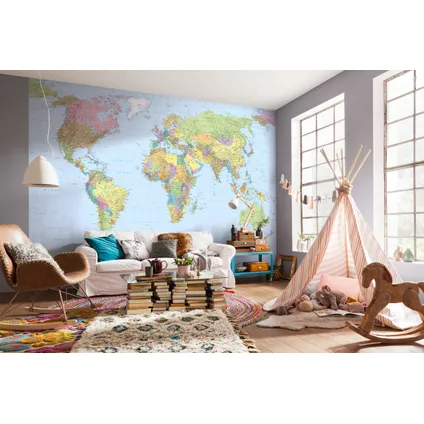 Photo murale Komar World map