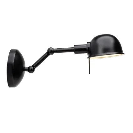 Brilliant wandlamp Vitali zwart E14