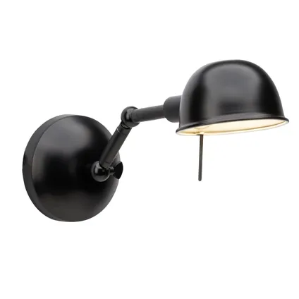 Brilliant wandlamp Vitali zwart E14 4
