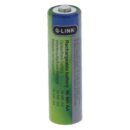 QLink pile rechargeable NIMH AA 4 pcs.