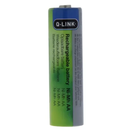 QLink batterij oplaadbaar NIMH AA 4 stuks 2
