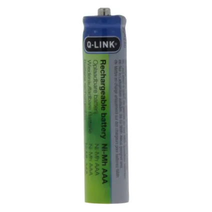 QLink batterij oplaadbaar NIMH AAA 4 stuks 4