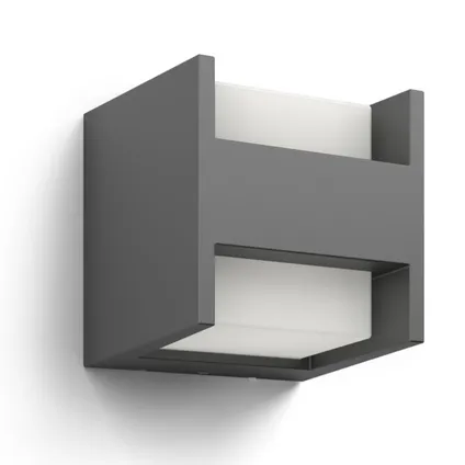 Applique extérieure Philips LED Arbour gris 2x4,5W