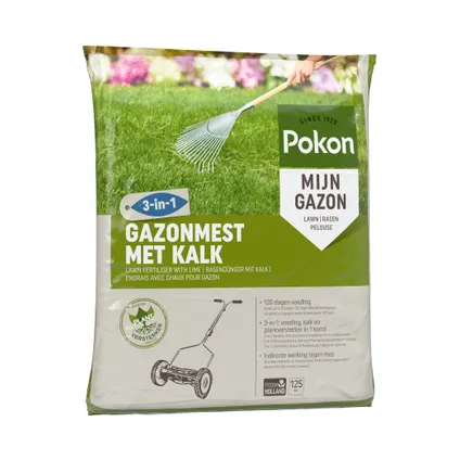 POKON GAZONM+KALK 3-IN-1 125M2 5