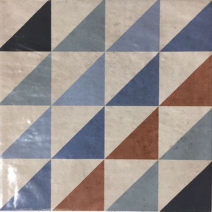 Wand- en vloertegel Barroco Blanco - Keramiek - Wit - 22,5x22,5cm - 1 stuk