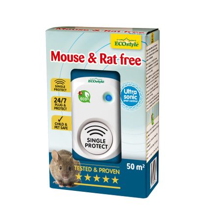 Ecostyle muizen- en rattenverjager Mouse & Rat Free 50m²