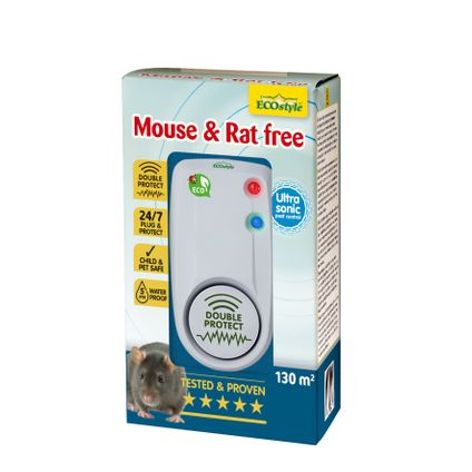 Ecostyle verjager Mouse & Rat Free 130m²