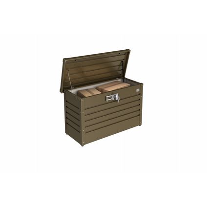 Coffre Biohort Paket-Box 100 bronze métallique 101x46x61cm