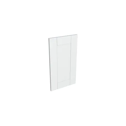 Porte meuble de cuisine Modulo Nyl blanc opale 40x72cm