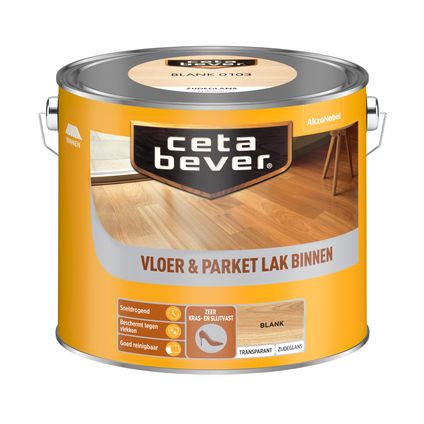 CetaBever beits transparant Vloer - & Parketlak blank 2,5L