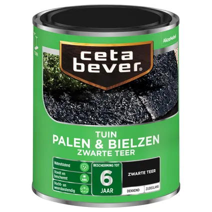 CetaBever palen & bielzen zwarte teer 750 ml 2