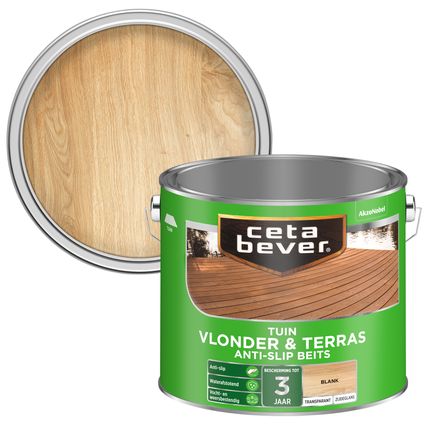 Cetabever Vlonder- Terrasbeits antislip kleurloos 2,5L
