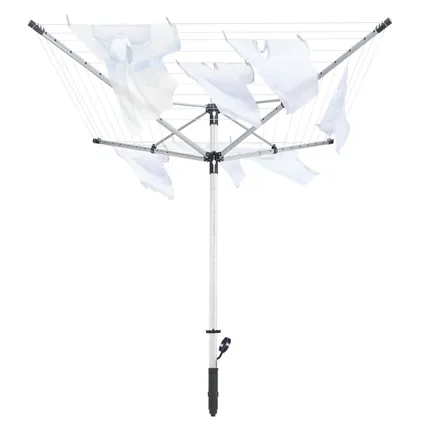 Séchoir parapluie Leifheit Linolift 500 noir 50m 2
