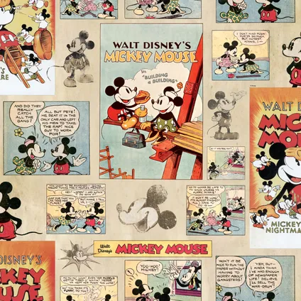 Disney behang Mickey Vintage  3