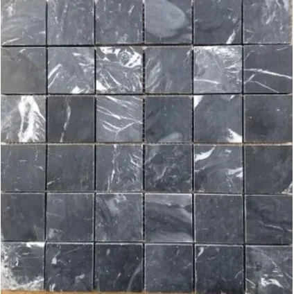 Mozaïektegel Stone groot - Natuursteen - Antraciet - 30x30cm - 1 stuk 2