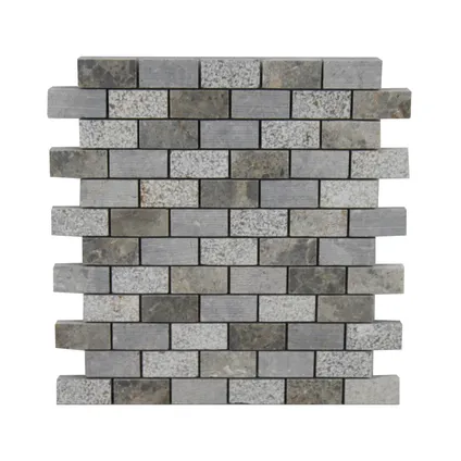 Mozaïektegel Yellow Brick - Natuursteen - 30x30cm - 1 stuk