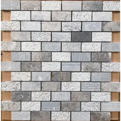 Mozaïektegel Yellow Brick - Natuursteen - 30x30cm - 1 stuk 2