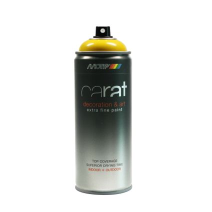 Peinture en spray MoTip Carat jaune colza brillant 400 ml