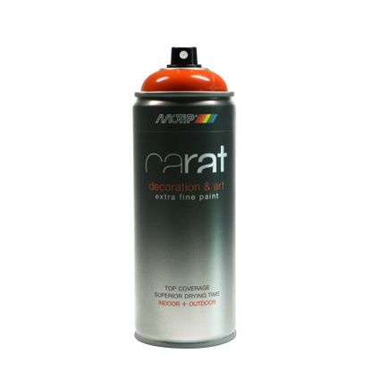 Peinture en spray MoTip Carat orange signalisation brillant 400 ml