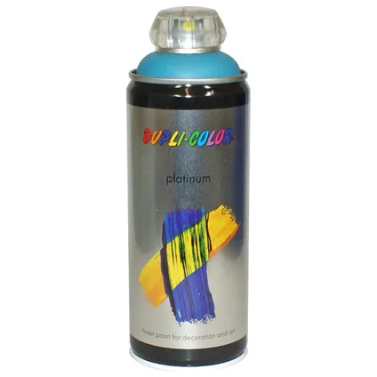 Peinture en Spray Dupli-Color Platinum bleu pétrole satiné 400 ml
