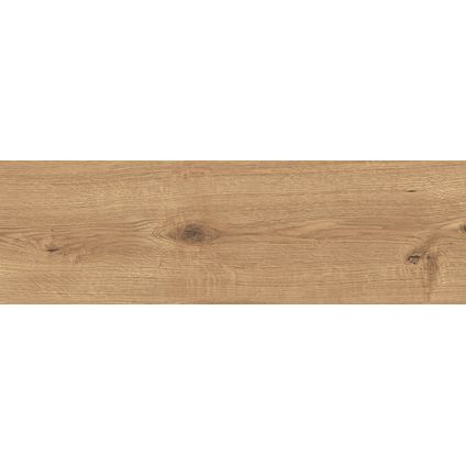 Wand- en vloertegel Sandwood - Keramiek - Houtlook donker - 18,5x60cm - Pakketinhoud 1m²