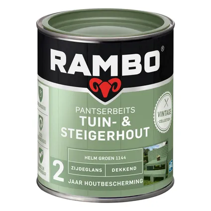 Rambo pantserbeits tuin en steigerhout 1144 helmgroen 0,75L 3