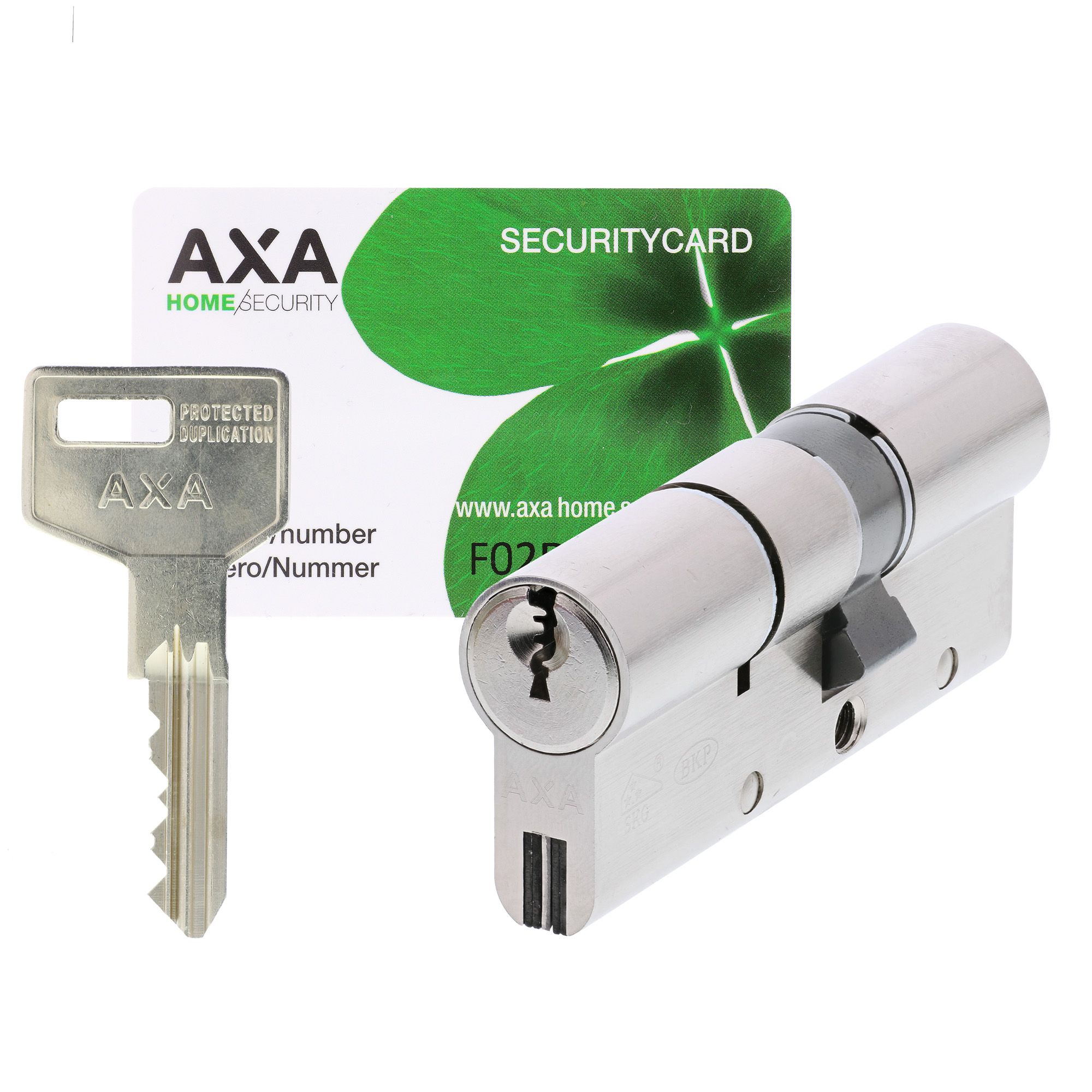 AXA profielcilinder SKG3 verlengd 30-45