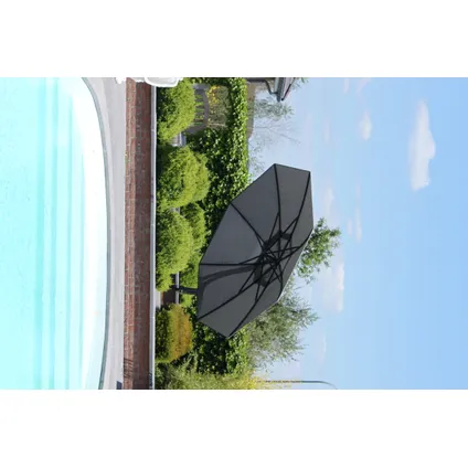 Easy Sun parasol '375 XL' titanium 3,75 m 3