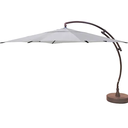 Sungarden parasol Easy Sun grijs titanium + voet