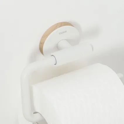 Porte-rouleau papier toilette Tiger Urban sans rabat blanc 9