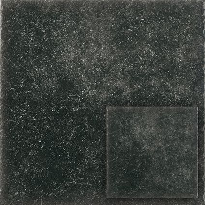 Vloertegel belgische steen zwart 45x45cm 1,45m²