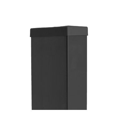 Giardino tuinpaal zwart 6x12x200cm