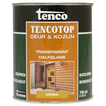 Tenco Tencotop houtveredeling deur & kozijn transparant halfglans grenen 0,75L