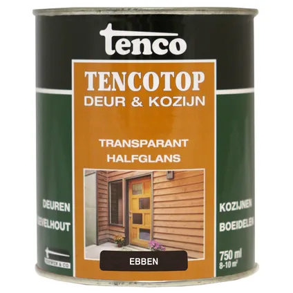 Tenco Tencotop houtveredeling transparant halfglans ebben 0,75L