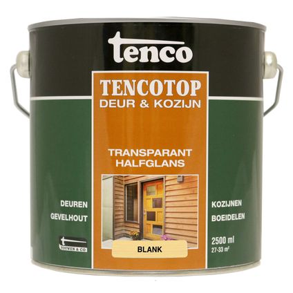 Tenco Tencotop Deur & Kozijn beits transparant blank 2,5L