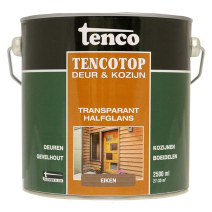 Tenco Tencotop Deur & Kozijn beits transparant eiken 2,5L