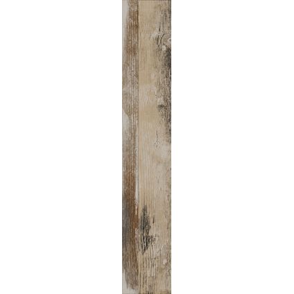 Wand- en vloertegel Wooden - Keramiek - 15x90cm - Pakketinhoud 1,22m²