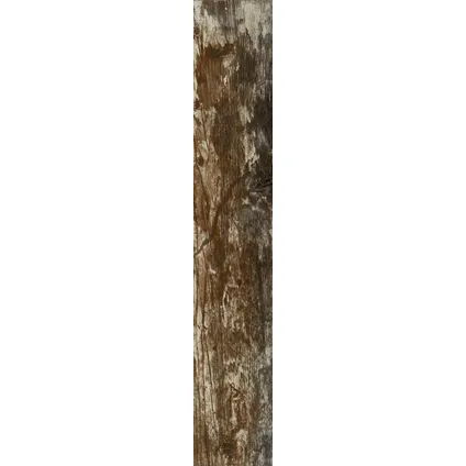 Wand- en vloertegel Wooden - Keramiek - 15x90cm - Pakketinhoud 1,22m² 10