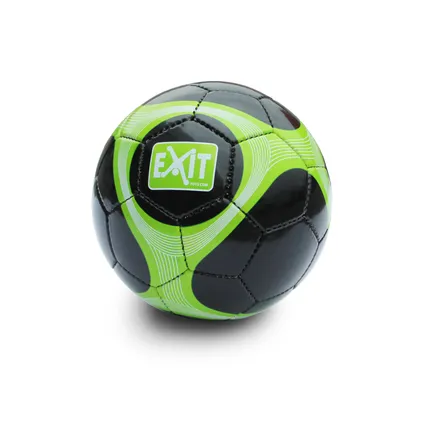 Ballon de football EXIT taille 5 - vert/noir