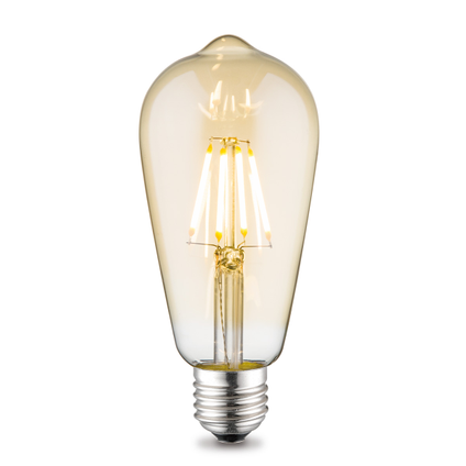 Ampoule LED à filament Home Sweet Home Drop ambre E27 6W