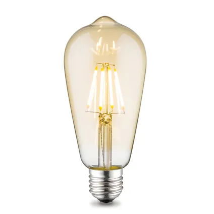 Ampoule LED à filament Home Sweet Home Drop ambre E27 6W