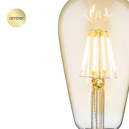 Ampoule LED à filament Home Sweet Home Drop ambre E27 6W 5