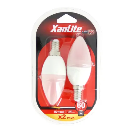Xanlite LED-lamp 60W E14 - 2 stuks 2
