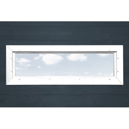 Fenêtre supplémentaire Weka blanc 40x125cm
