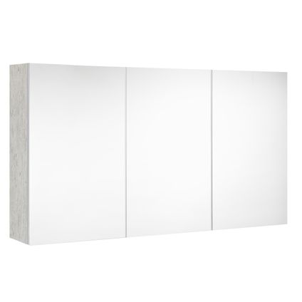 Allibert spiegelkast Look 80cm 2 deuren VDE licht beton