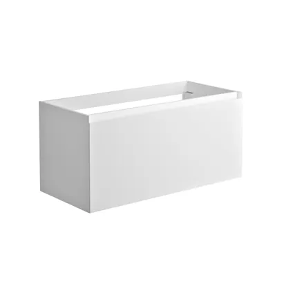 Meuble sous-lavabo Allibert Nordik blanc ultra mat 100cm