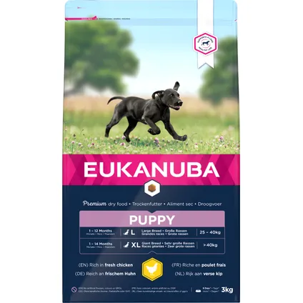 Eukanuba dog puppy large 3kg 2