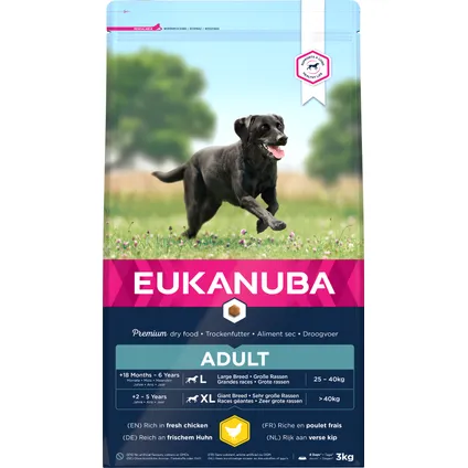 Eukanuba dog adult large 3kg 2