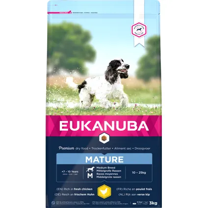 Eukanuba dog mature medium 3kg 2